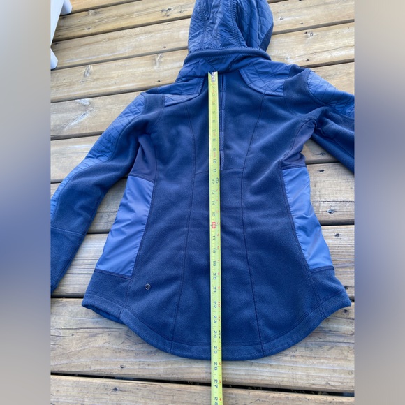 Lululemon Fleecy Keen Jacket Women’s Navy blue Size 6. - Picture 12 of 14